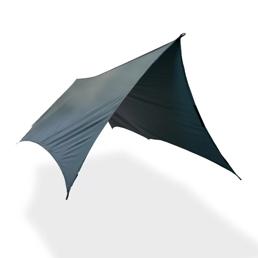 Clark Rain Fly XL in Forest Green, end view