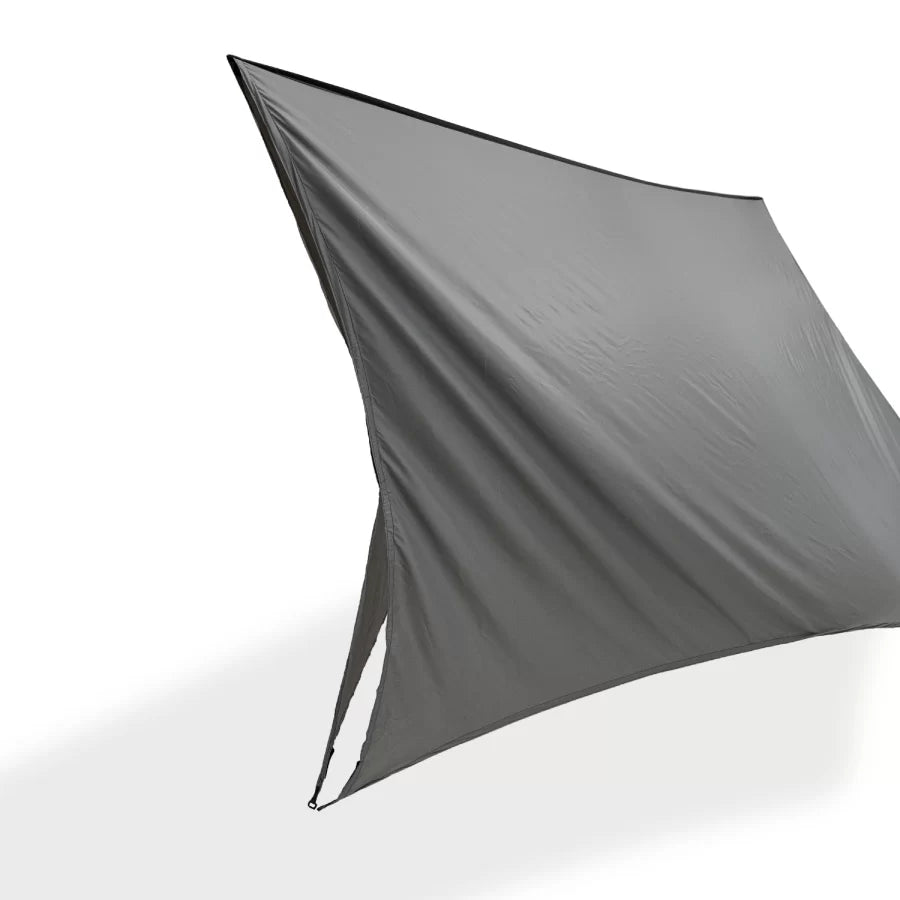 Vertex Tarp X in Gray, end view