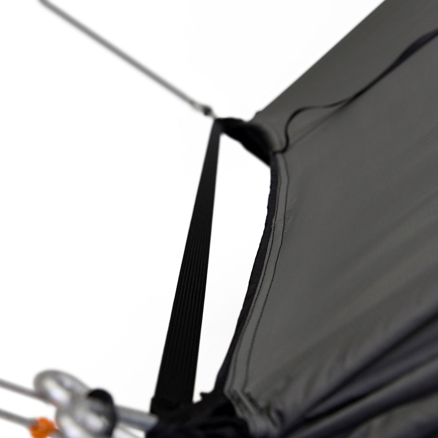 Ridge line and suspension at the end of the Clark VX-Ultra
